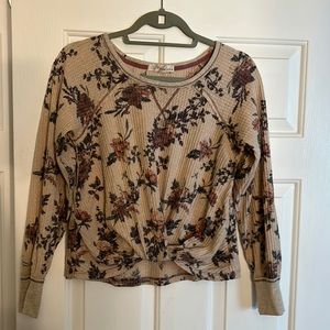 Floral long sleeve shirt